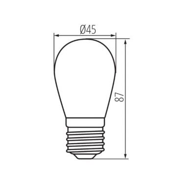 Żarówka LED E27 barwa neutralna 26046 KANLUX (26046)